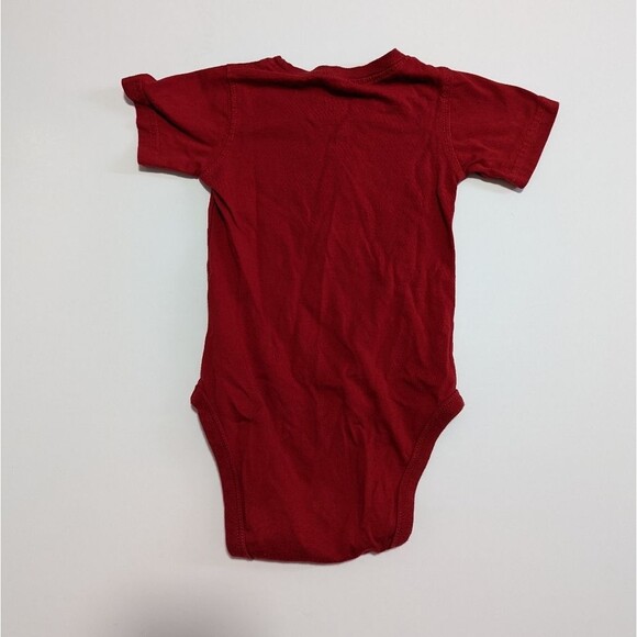 Wes And Willy Alabama Crimson Tide Red Baby Onesie - Picture 4 of 5